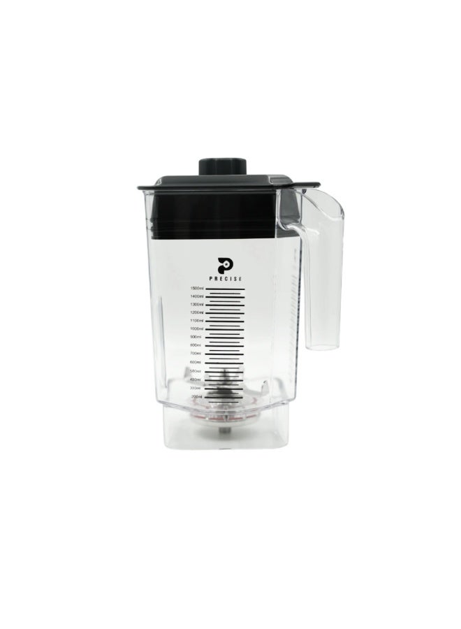 برسايذ اي إبريق خلاط سعة 1.5 لتر - خالٍ من مادة BPA، إبريق بديل من البولي كربونات لخلاط A9 PRO، متوافق مع تريتان 58 مم مع مجموعة شفرات سداسية - Image 1